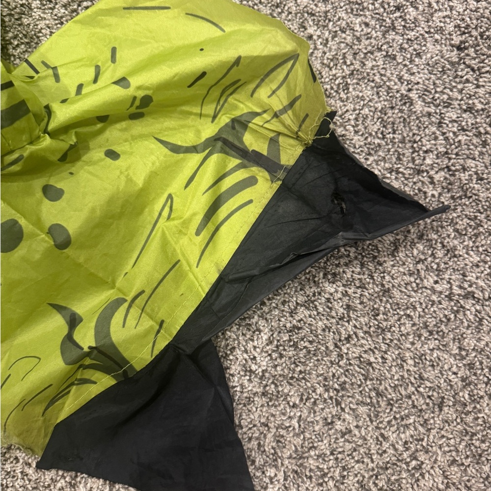 Green Inflatable Costume with Fan